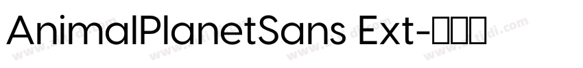 AnimalPlanetSans Ext字体转换
